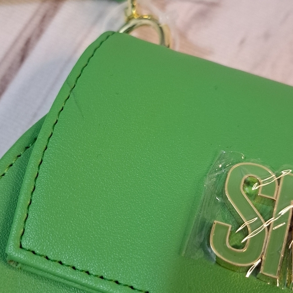 3 FOR 12 SALE Steve Madden BJEMMA Card Case Wallet - Green Flare - Picture 3 of 13